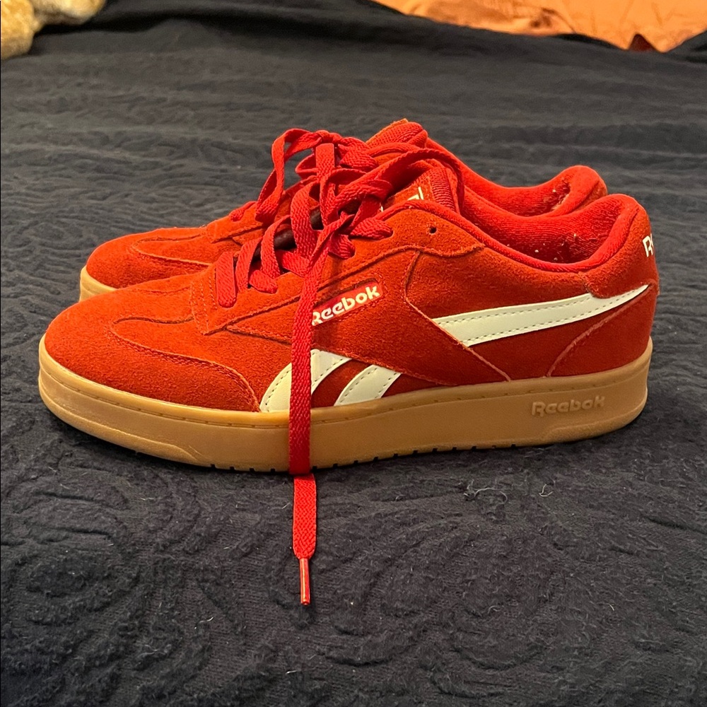 Reebok Sneakers in Red with White and Accents